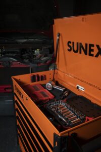 8057XTOR Premium Full Drawer Service Cart - Orange